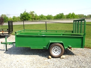 2010 All Steel 6 x 10 Open Landscape Trailer New
