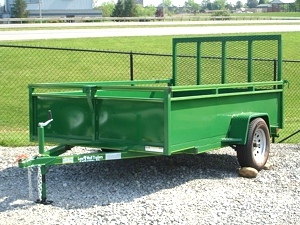 2010 All Steel 6 x 10 Open Landscape Trailer New