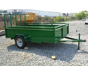 2010 All Steel 6 x 10 Open Landscape Trailer New