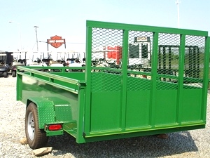 2010 All Steel 6 x 10 Open Landscape Trailer New