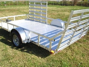 Aluminum Trailer 7 x 12 Best Quality and Value Side Gate