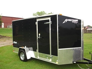 2012 Patriot V Nose Motorcycle Enclosed Trailer Custom