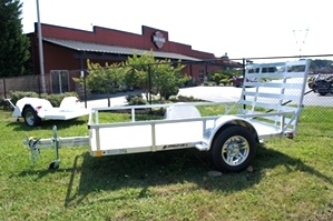 6 X 10 Aluminator Aluminum Trailer Custom Wheel Pkg inculded