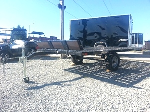 Shorelander 8x10 Flat Deck ATV Trailer Loading Ramps Included