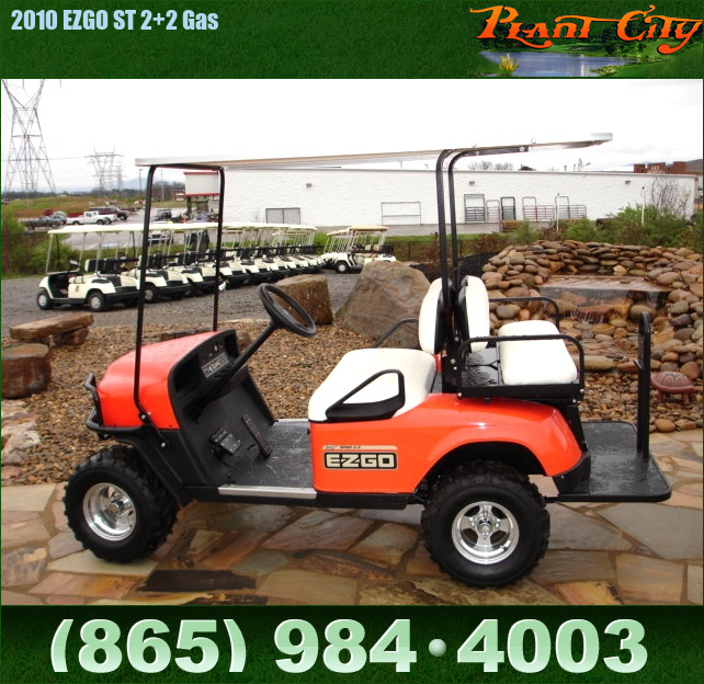 TN Golf Cars 2010 EZGO ST 2+2 Gas Golf Cars Tennessee Golf Carts And