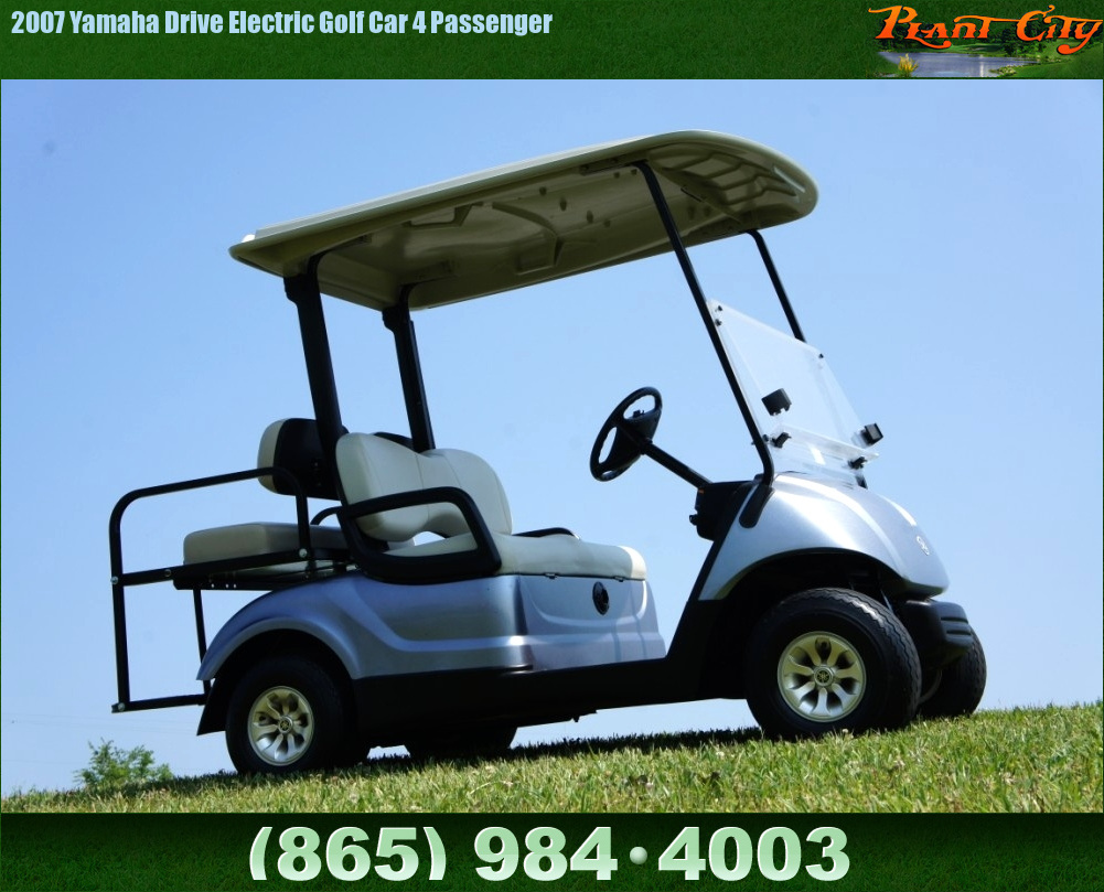 TN Golf Cars 2007 Yamaha Drive Electric Golf Car 4 Passenger Golf Cart
