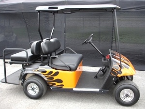 EZGO 4 PASSENGER GOLF CART