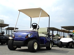 2000 Yamaha Golf Cart With Rear Fold Down Seat - Pre Owned