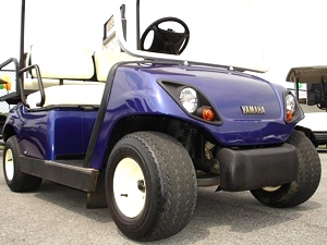 2000 Yamaha Golf Cart With Rear Fold Down Seat - Pre Owned