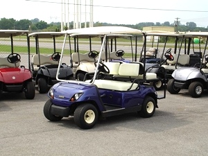 2000 Yamaha Golf Cart With Rear Fold Down Seat - Pre Owned