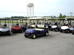 2000 Yamaha Golf Cart With Rear Fold Down Seat - Pre Owned