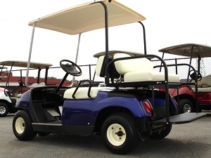 2000 Yamaha Golf Cart With Rear Fold Down Seat - Pre Owned