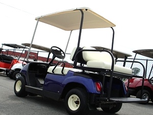 2000 Yamaha Golf Cart With Rear Fold Down Seat - Pre Owned