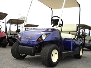 2000 Yamaha Golf Cart With Rear Fold Down Seat - Pre Owned