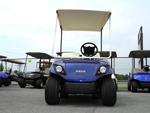 2000 Yamaha Golf Cart With Rear Fold Down Seat - Pre Owned