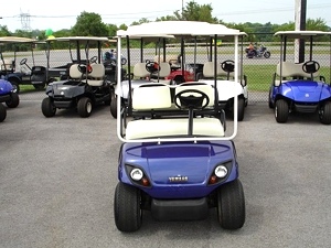 2000 Yamaha Golf Cart With Rear Fold Down Seat - Pre Owned