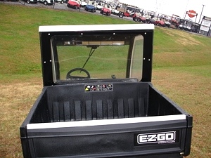 Pre Owned 2008 EZGO ST Enclosed Cart With Dump Cargo bed