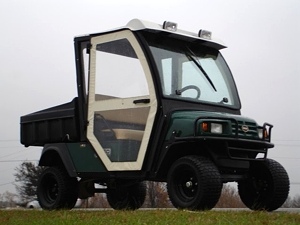 Pre Owned 2008 EZGO ST Enclosed Cart With Dump Cargo bed