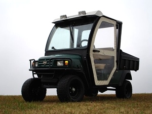 Pre Owned 2008 EZGO ST Enclosed Cart With Dump Cargo bed