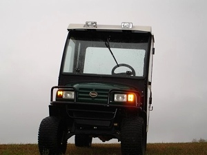 Pre Owned 2008 EZGO ST Enclosed Cart With Dump Cargo bed