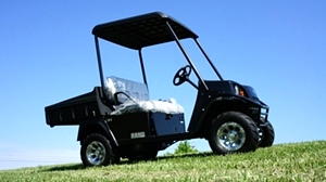 EZGO Terrian 250 Utility Cart Golf Car New Alum Wheel Pkg